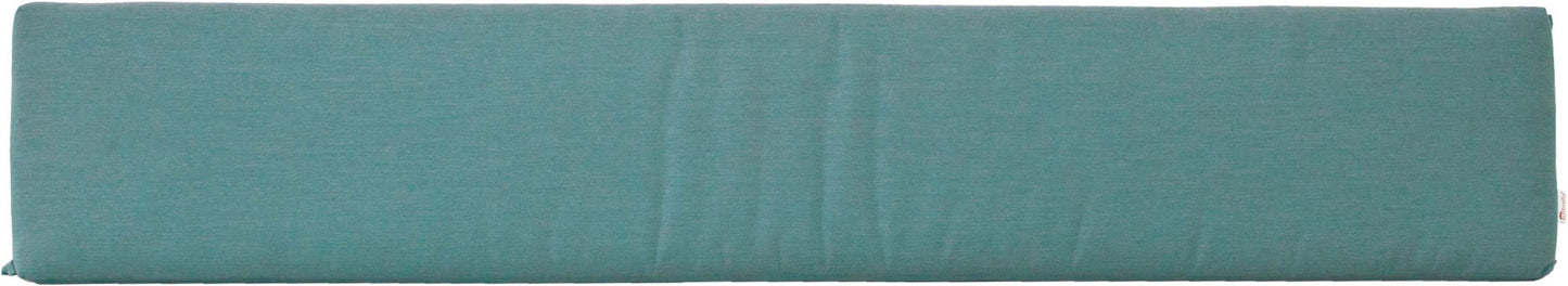 72" Cafe Bench Cushion in Cast Breeze - Light Blue and Grey Stripes, Refreshing and Cool for Relaxing Outdoors
