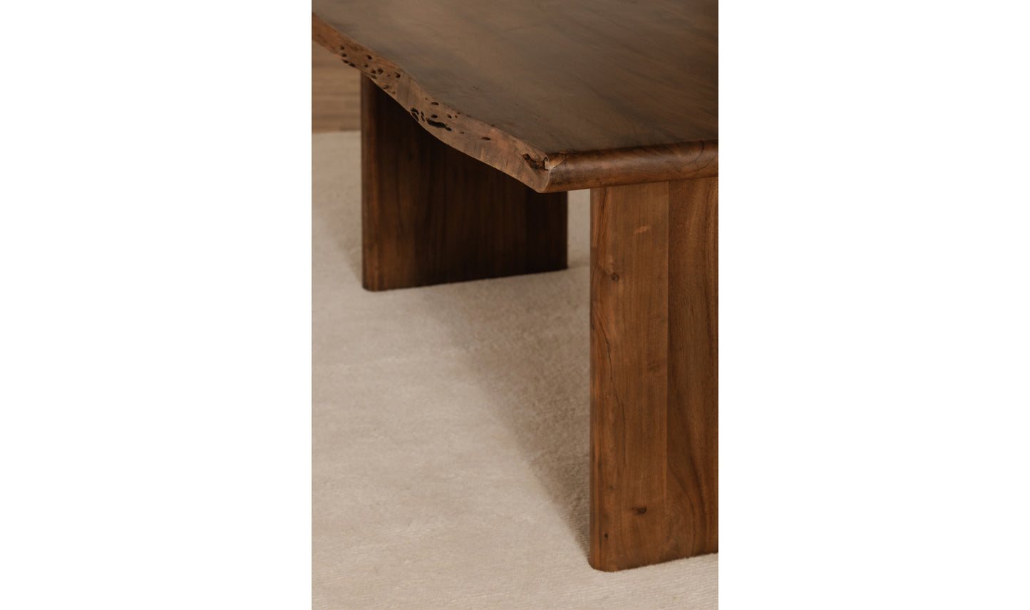 MOE’S Lila Small Dining Table Brown
