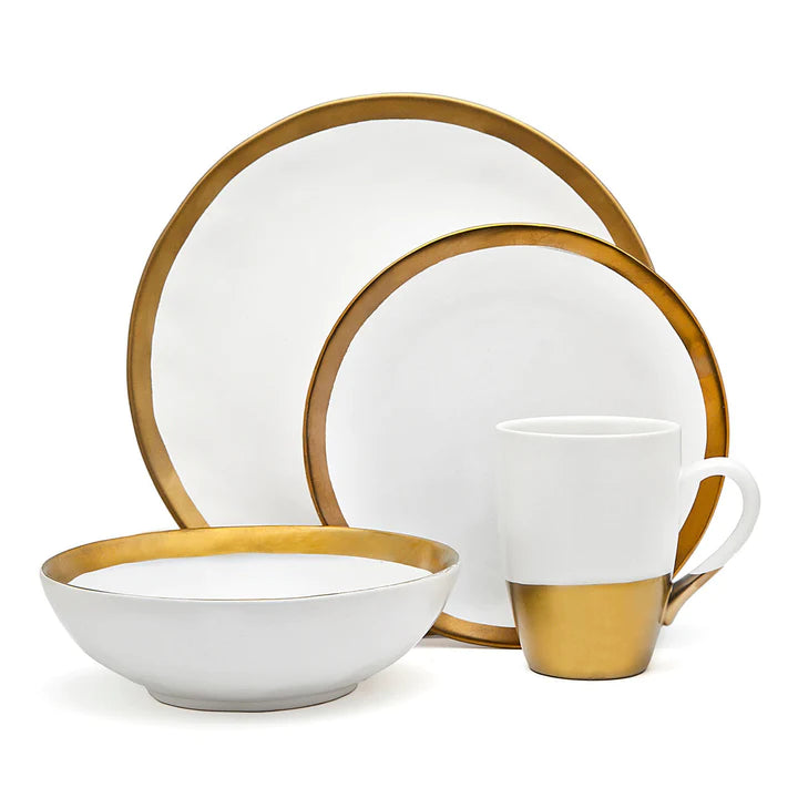 Terre D'or 4 Piece Dinner Set, Service For 1 - Echo Dining