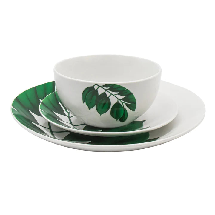 GODINGER Palma Porcelain 16 Piece Dinnerware Set, Service For 4 - Echo Dining