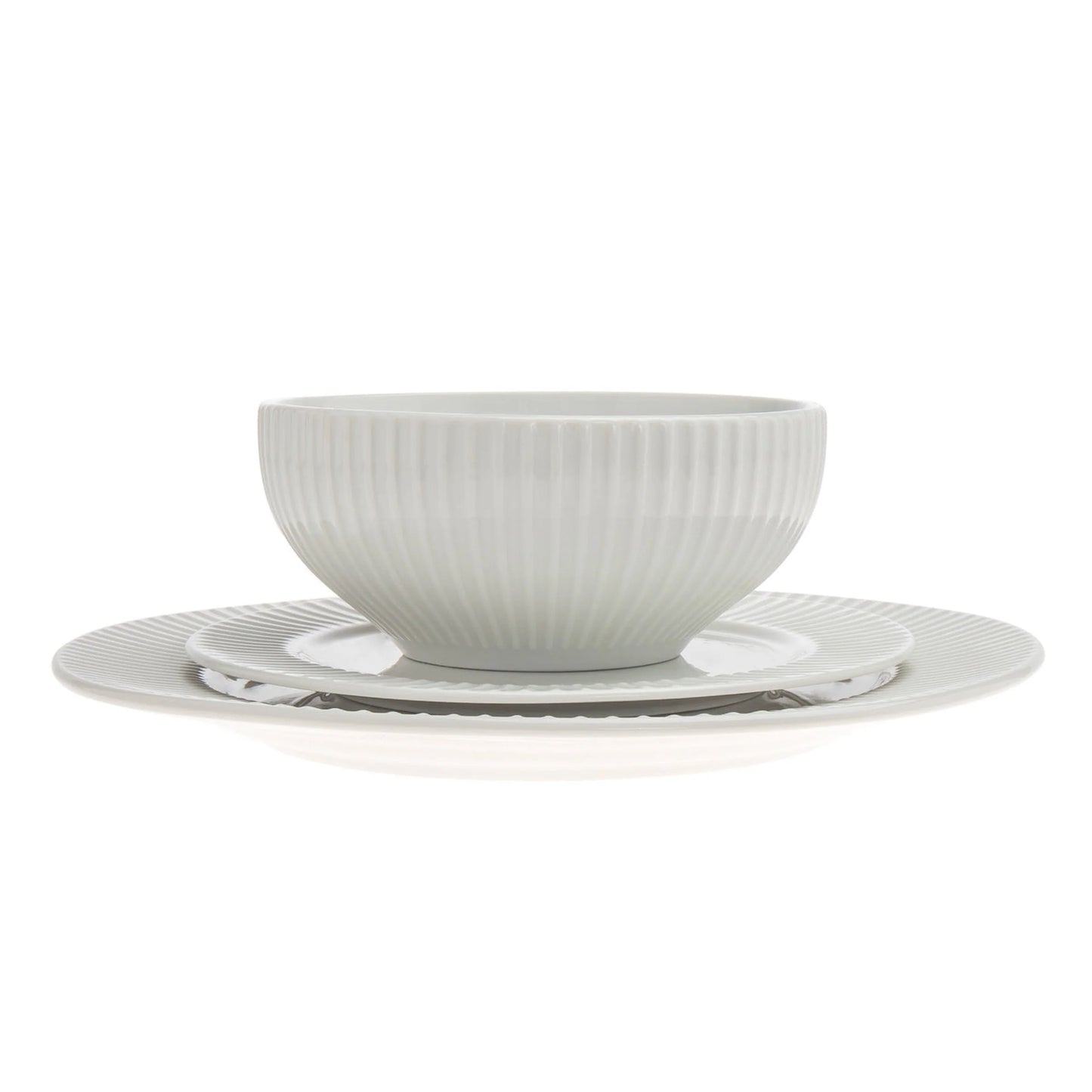 GODINGER Inventure Porcelain 16 Piece Dinnerware Set, Service For 4 - Echo Dining