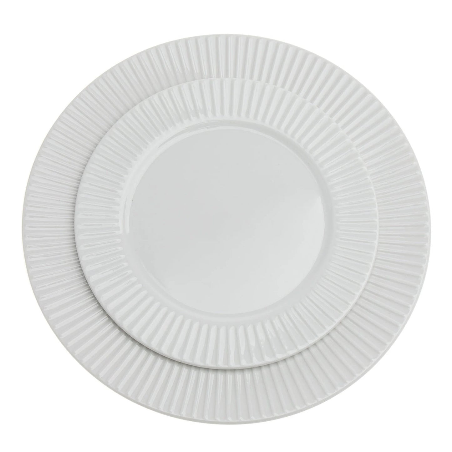 GODINGER Inventure Porcelain 16 Piece Dinnerware Set, Service For 4 - Echo Dining