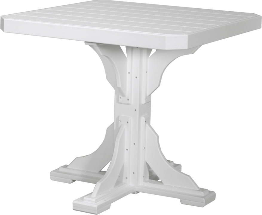 LUXCRAFT Poly 41" Counter Square Table - Echo Dining