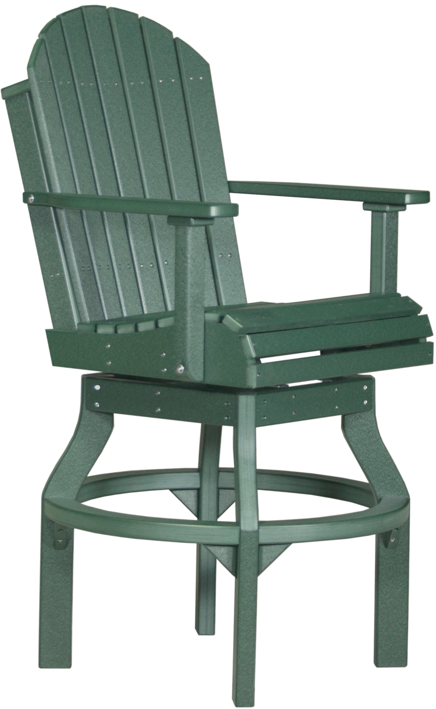 LUXCRAFT Poly Adirondack Bar Swivel Chair 2 Piece - Echo Dining