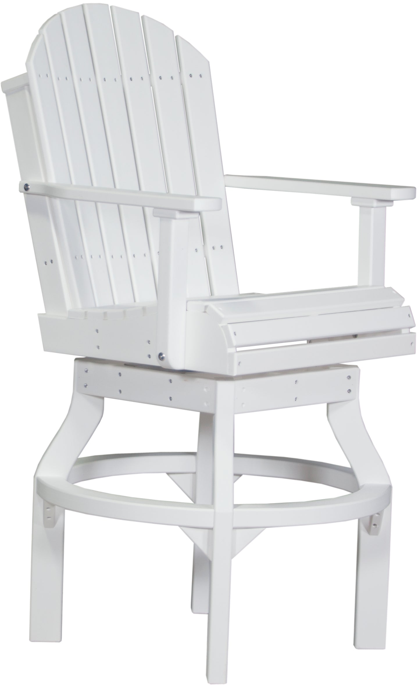 LUXCRAFT Poly Adirondack Bar Swivel Chair 2 Piece - Echo Dining
