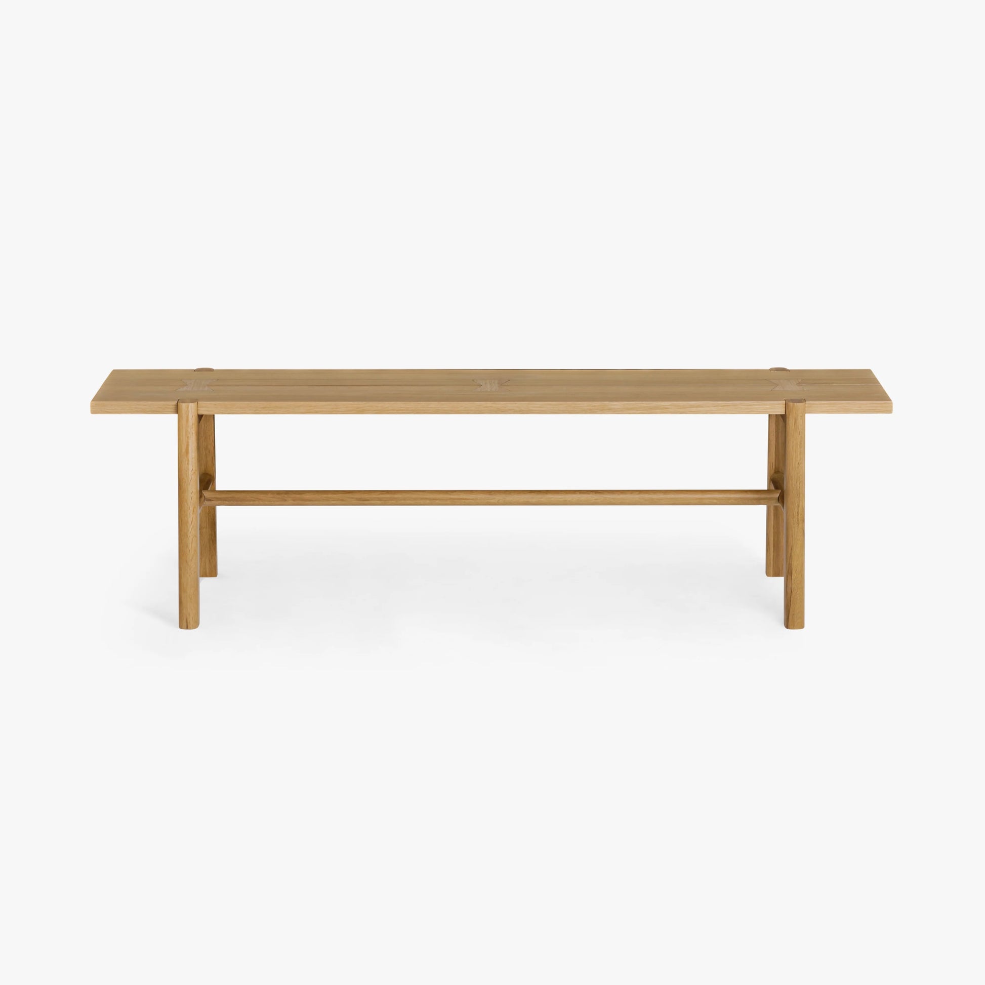 AURA LIVING Soren Oak Dining Bench - Echo Dining