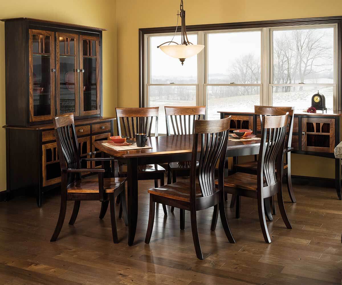 BARKMAN FURNITURE Christy Fanback Dining Arm Chair 2 Piece - Echo Dining