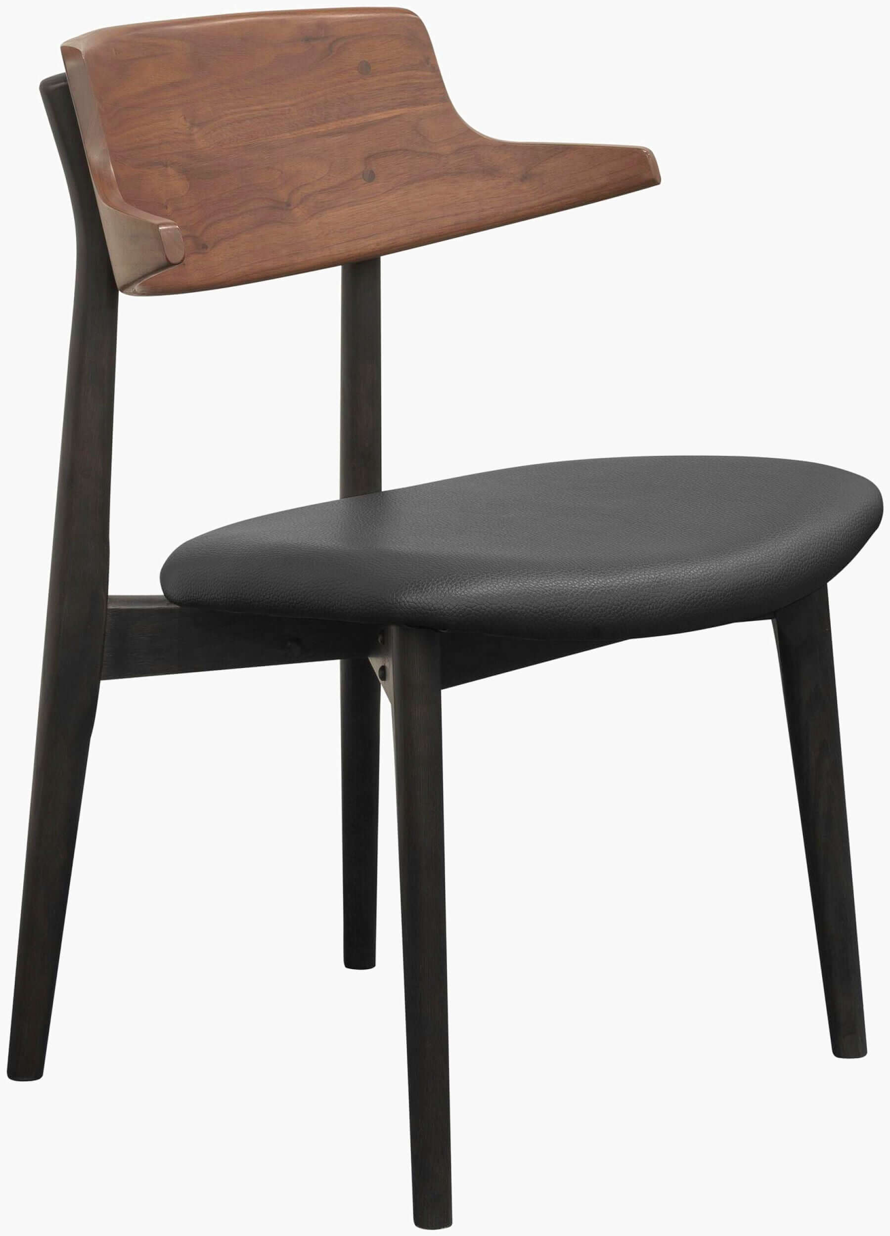 Side view of the Surya Billings Dining Chair showcasing its modern design and comfortable seating.