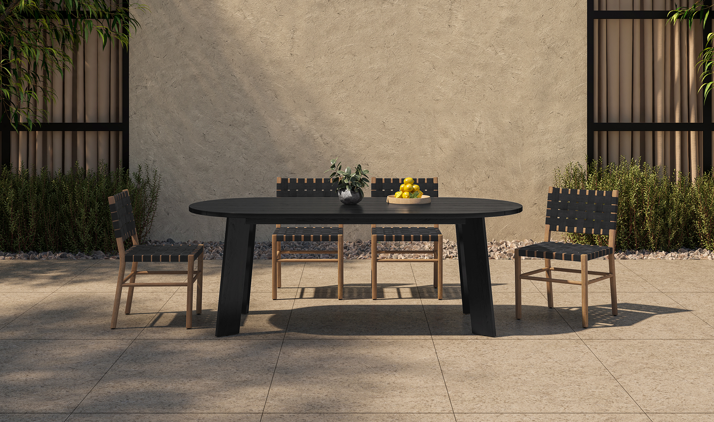 MOE'S Delta Outdoor Oval Dining Table