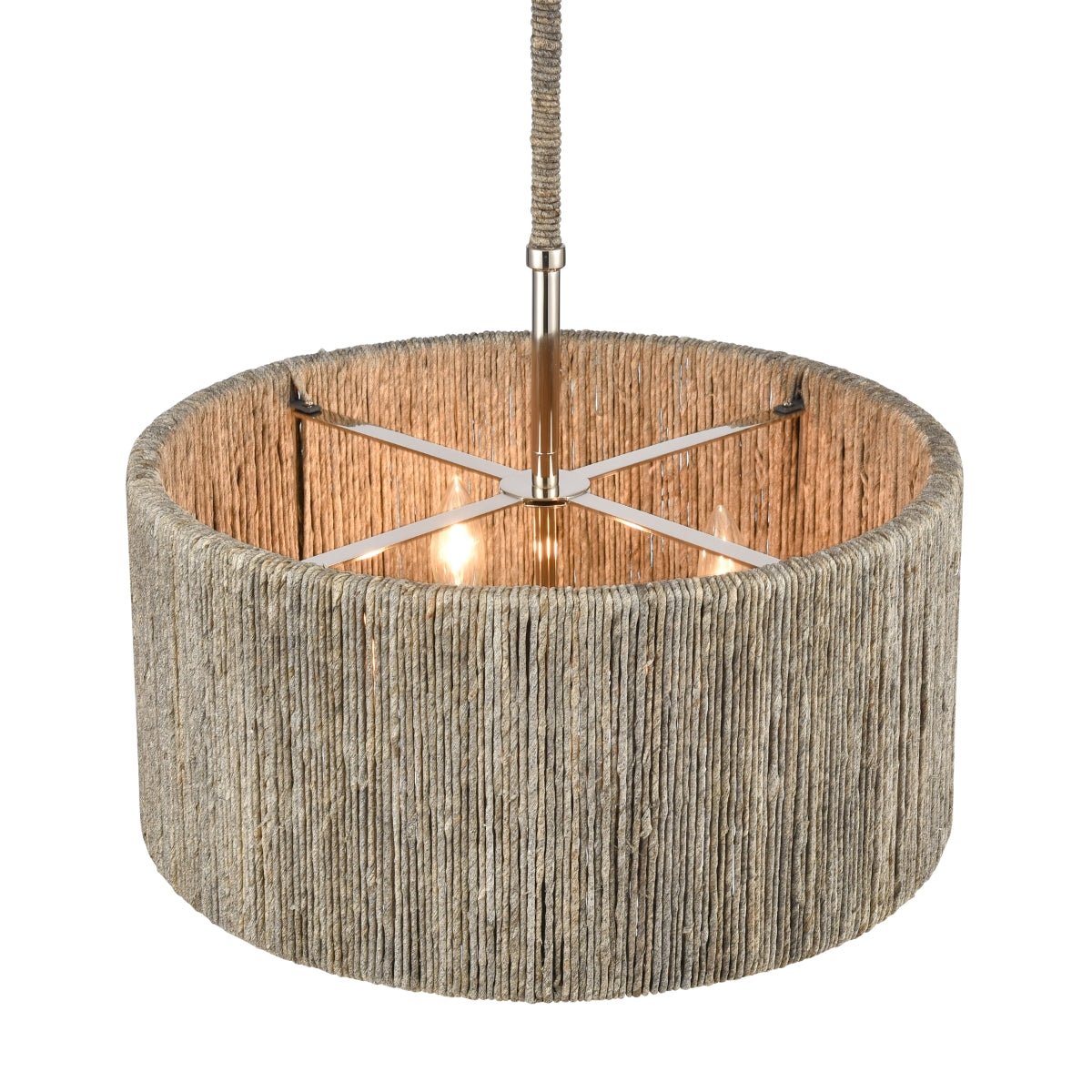 ELK HOME Abaca 18'' Wide 4 - Light Chandelier - Echo Dining
