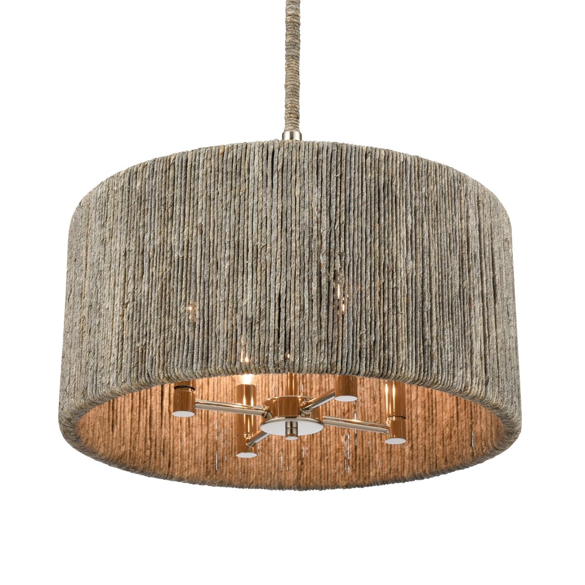 ELK HOME Abaca 18'' Wide 4 - Light Chandelier - Echo Dining