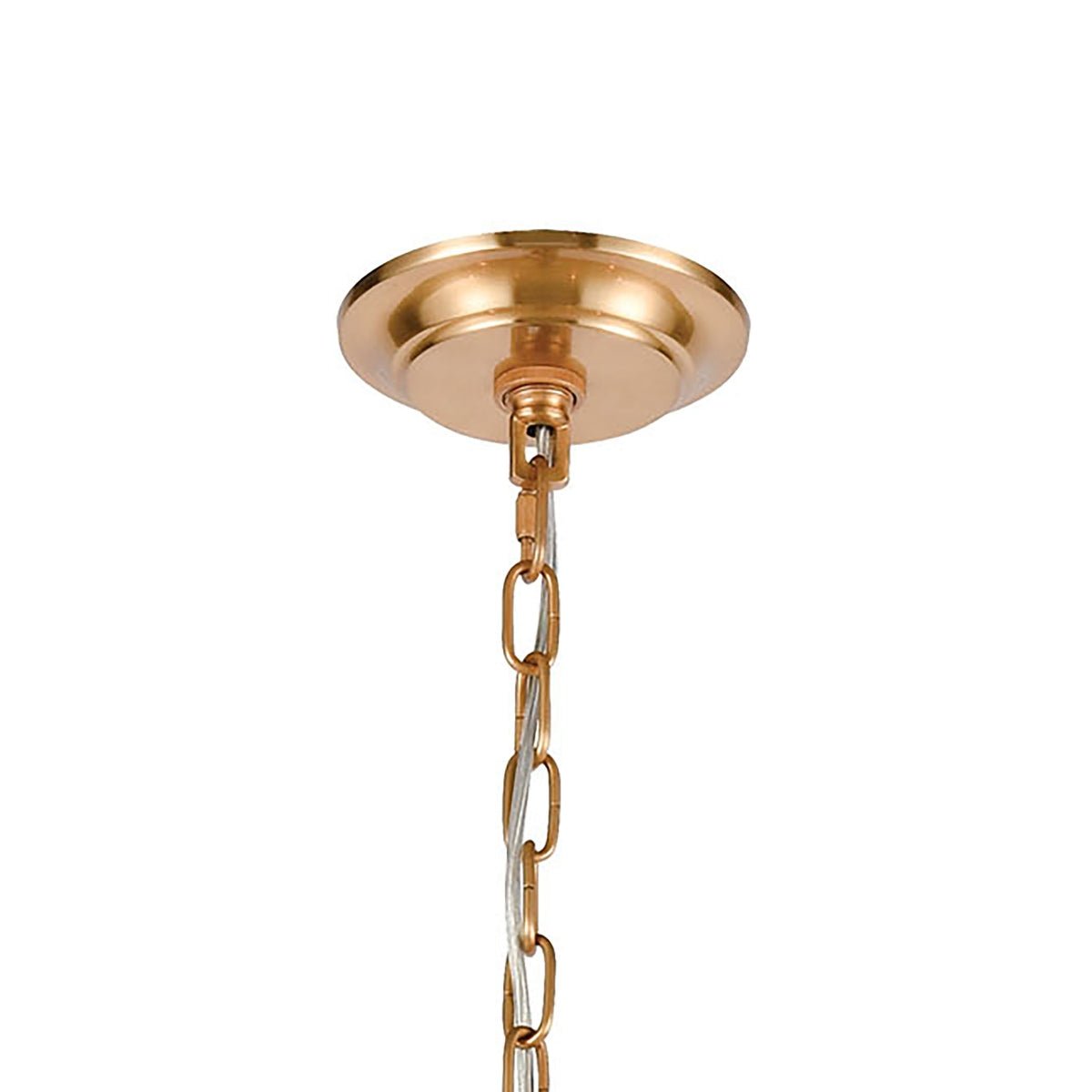ELK HOME Abaca 27'' Wide 6 - Light Chandelier - Echo Dining