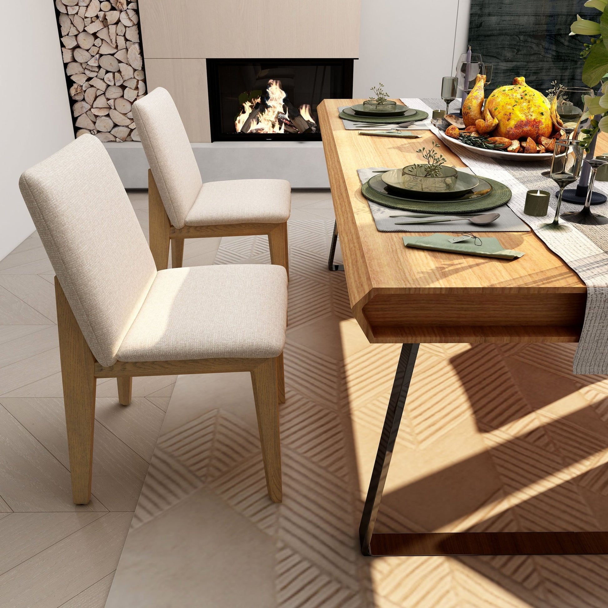 GILD Dawson Dining Chair 2 Piece - Echo Dining