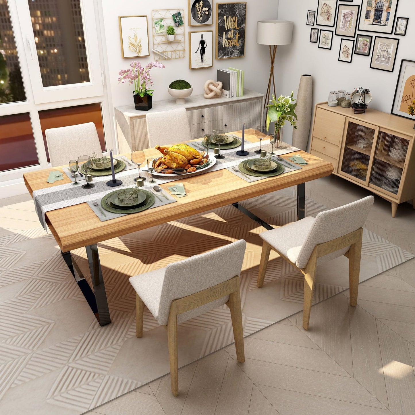 GILD Dawson Dining Chair 2 Piece - Echo Dining