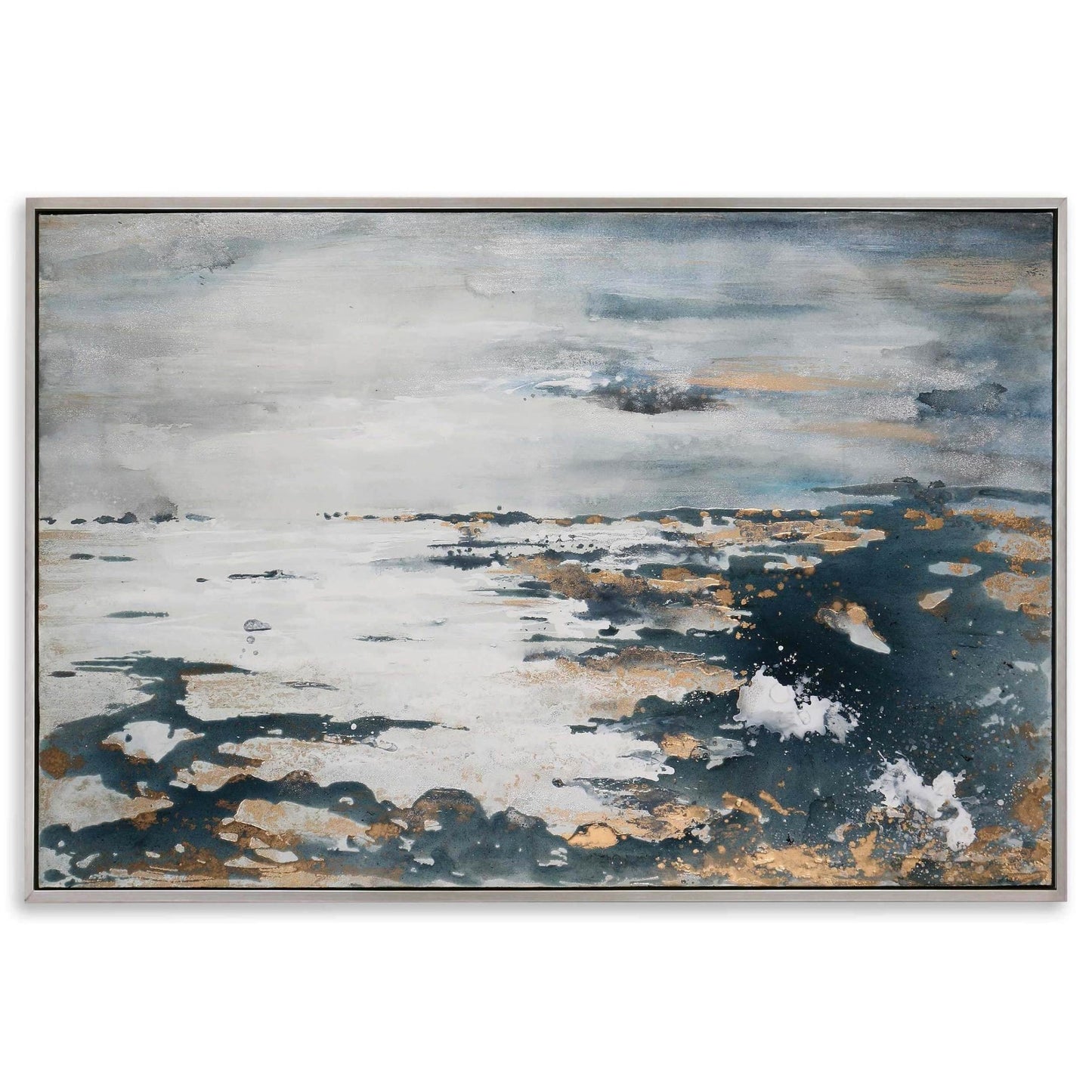 GILD Deep Sea, Hand Painted Canvas - Echo Dining