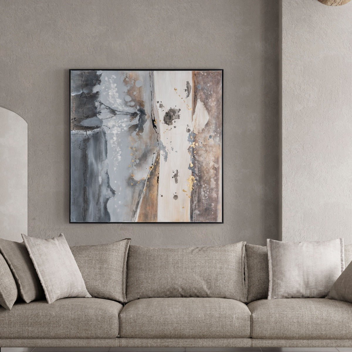GILD Layered Coast, Hand Painted Canvas - Echo Dining