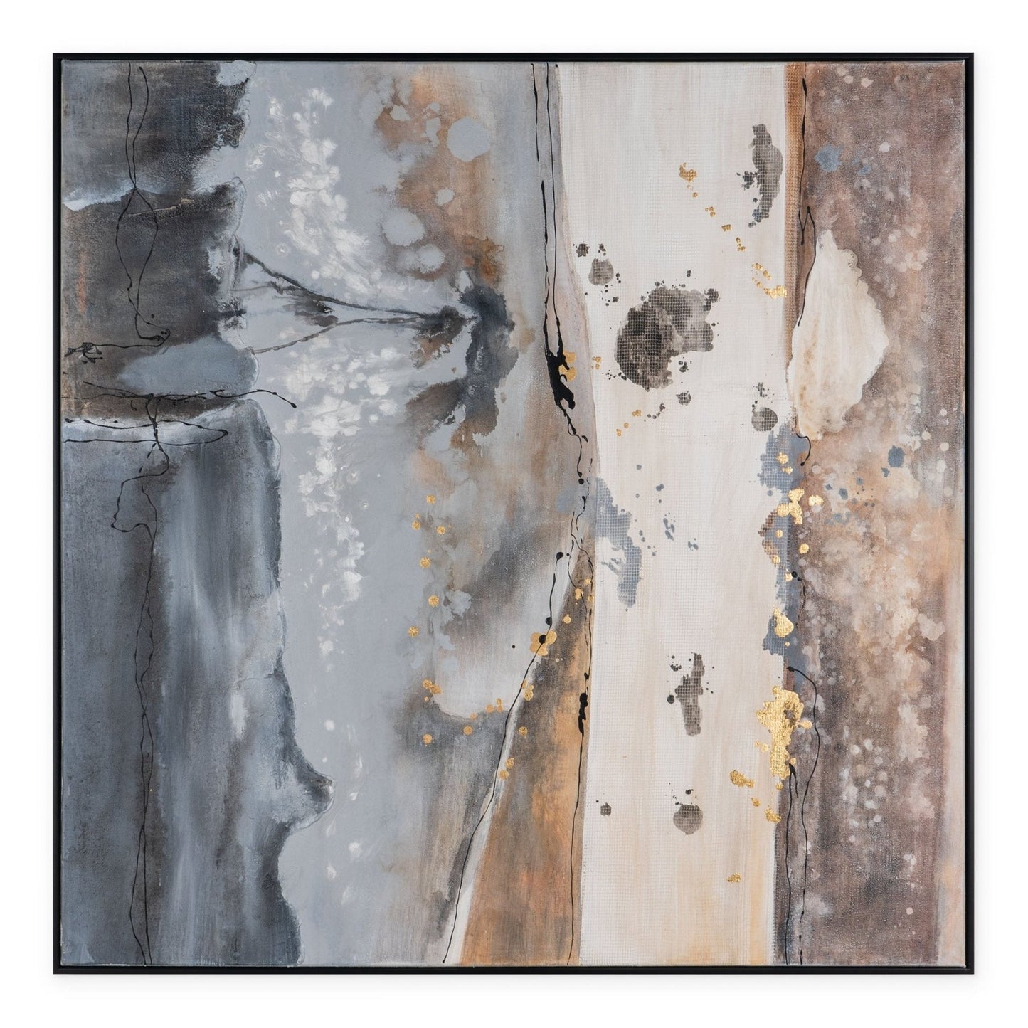 GILD Layered Coast, Hand Painted Canvas - Echo Dining