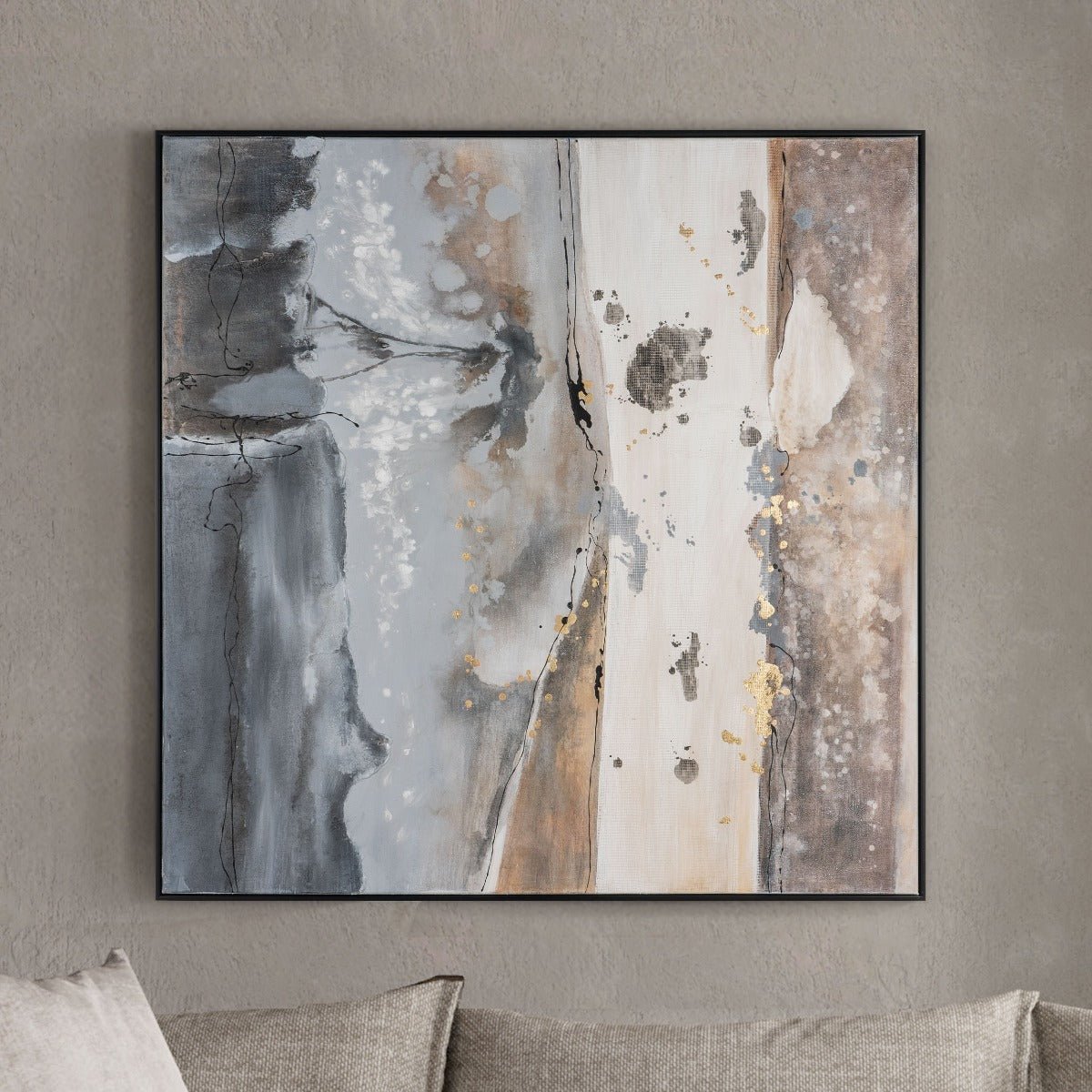 GILD Layered Coast, Hand Painted Canvas - Echo Dining