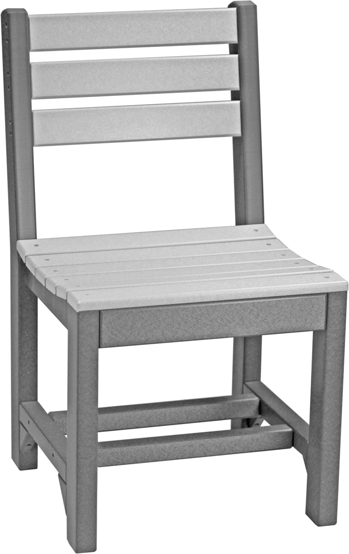LUXCRAFT Poly Island Rectangular Outdoor Dining Set 7 Piece - Echo Dining