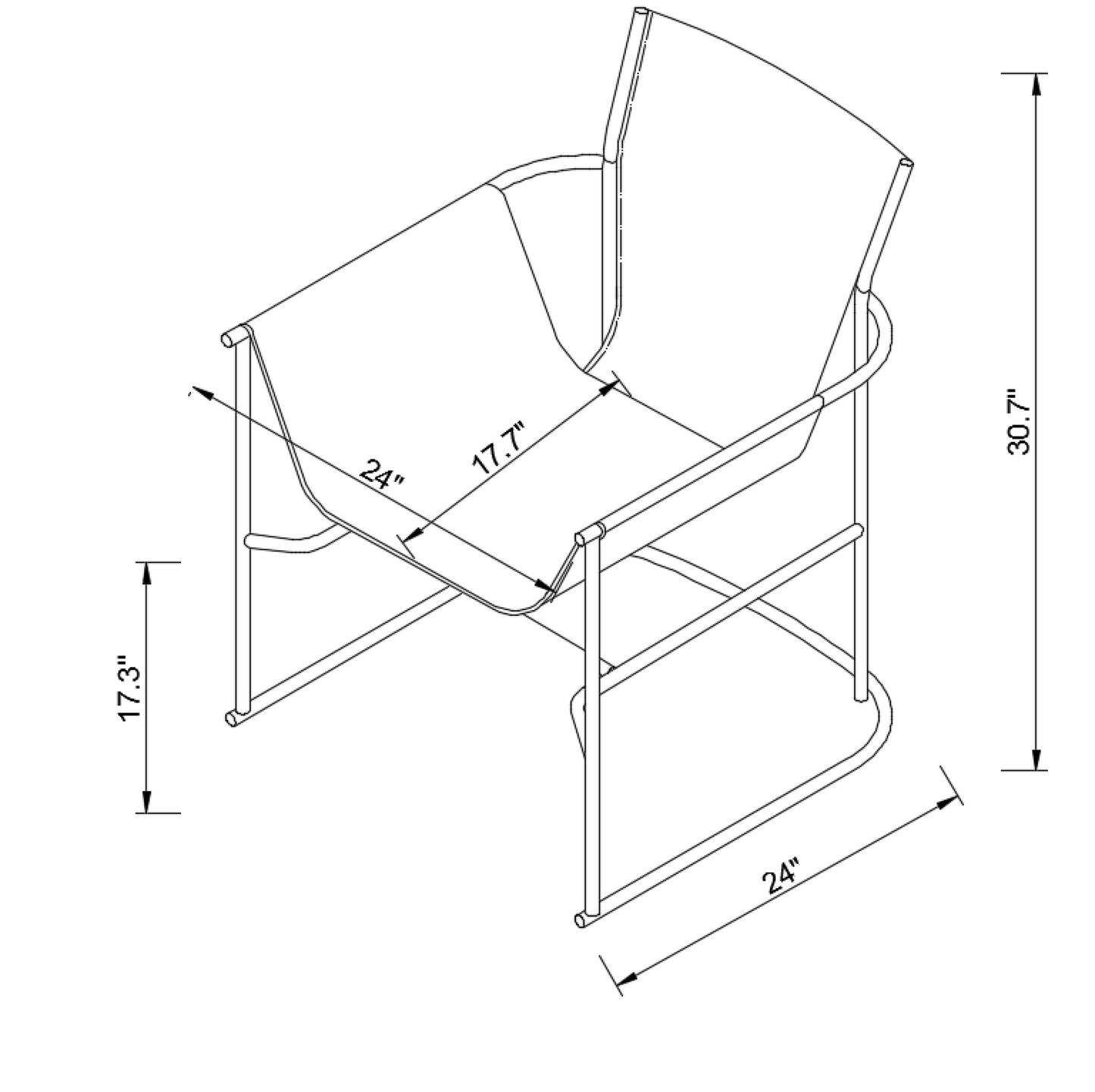 SURYA Kara Dining Chair 2 Piece