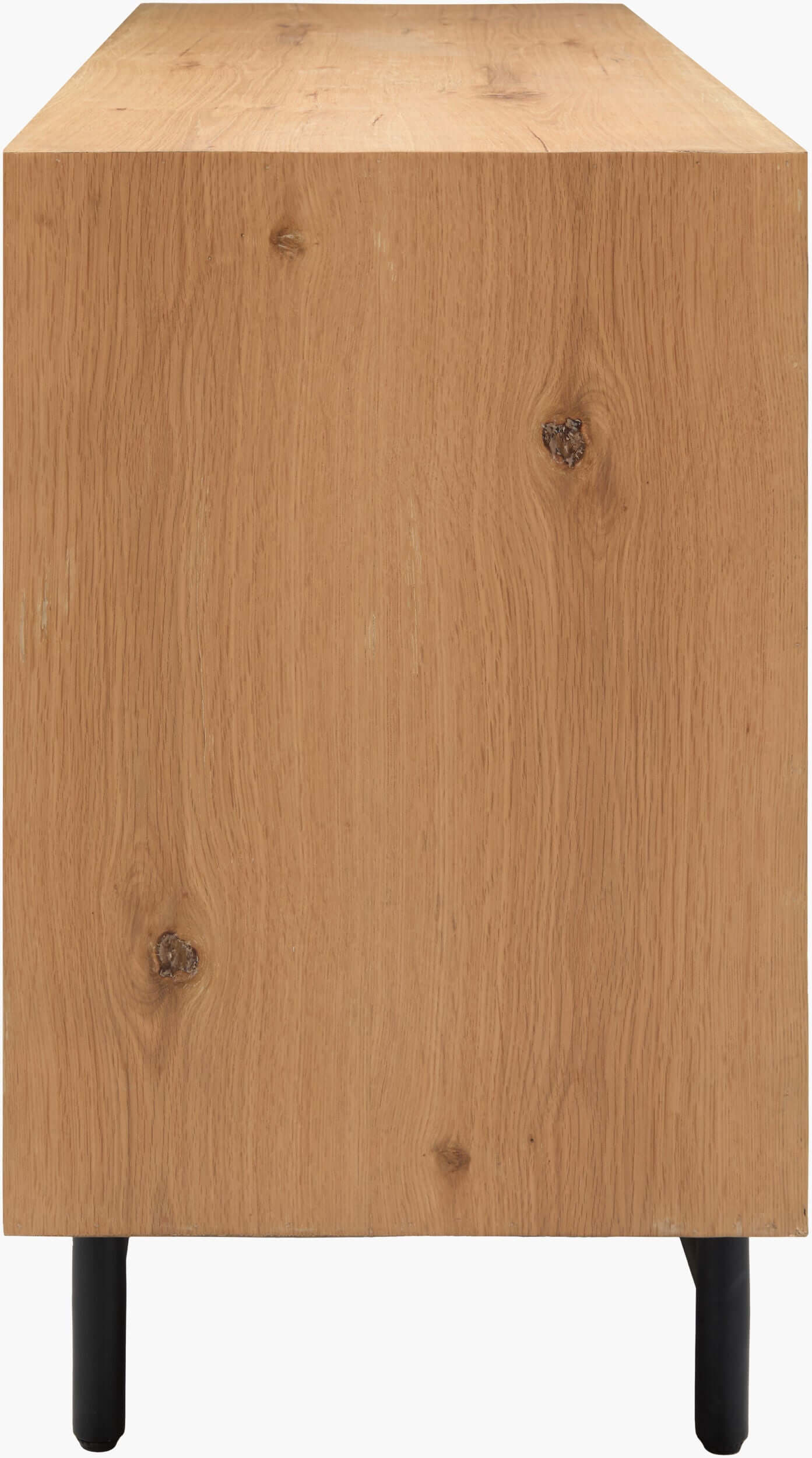 Side profile of Molander Dining Sideboard, highlighting the sleek edges and finish.