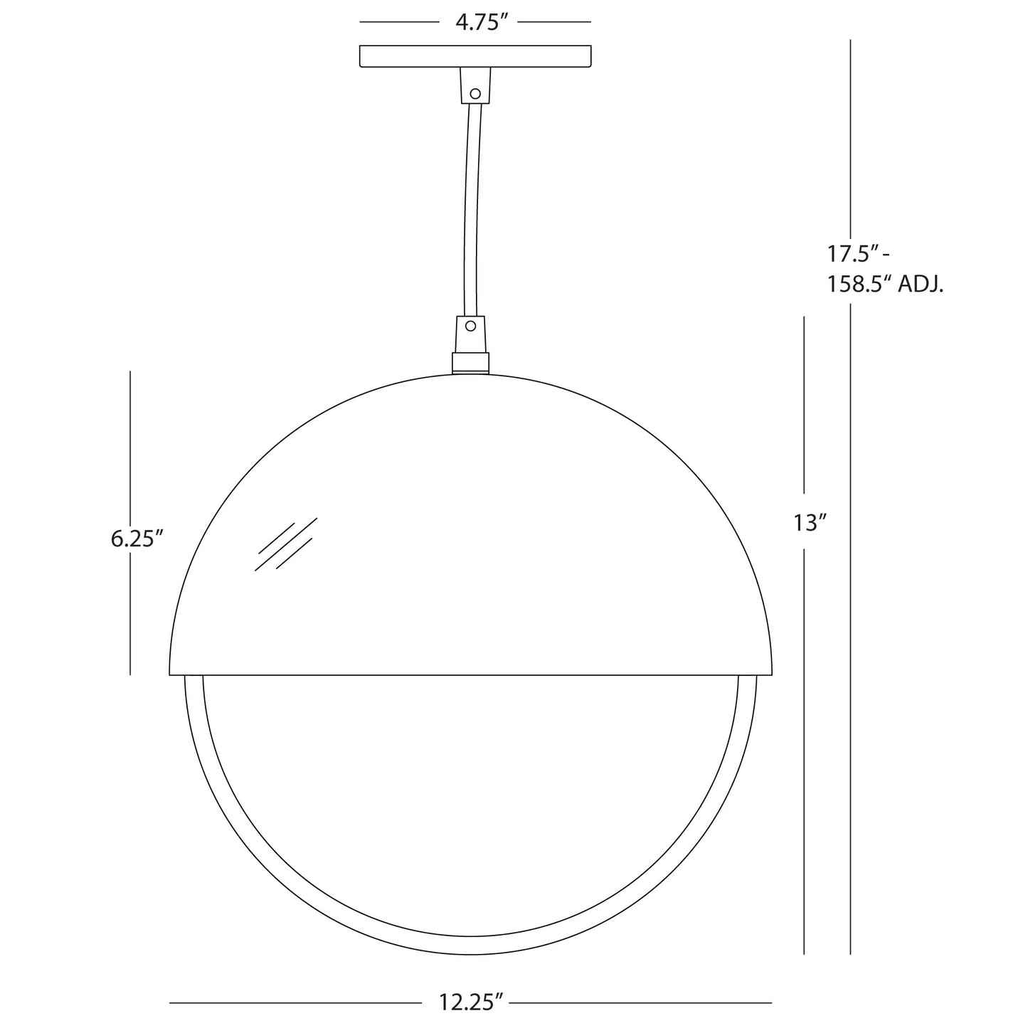 ROBERT ABBEY Mavisten Edition Copernica Pendant Light - Echo Dining