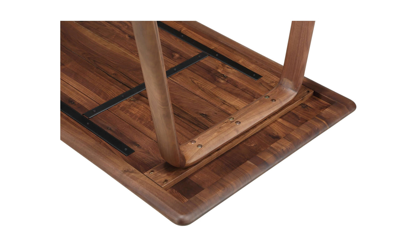 Underside of the Malibu Dining Table Showing Sturdy