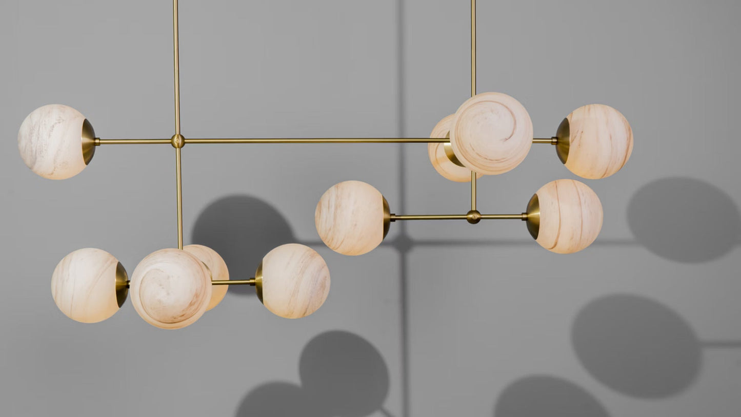 SCHWUNG Armstrong Linear Chandelier - Echo Dining