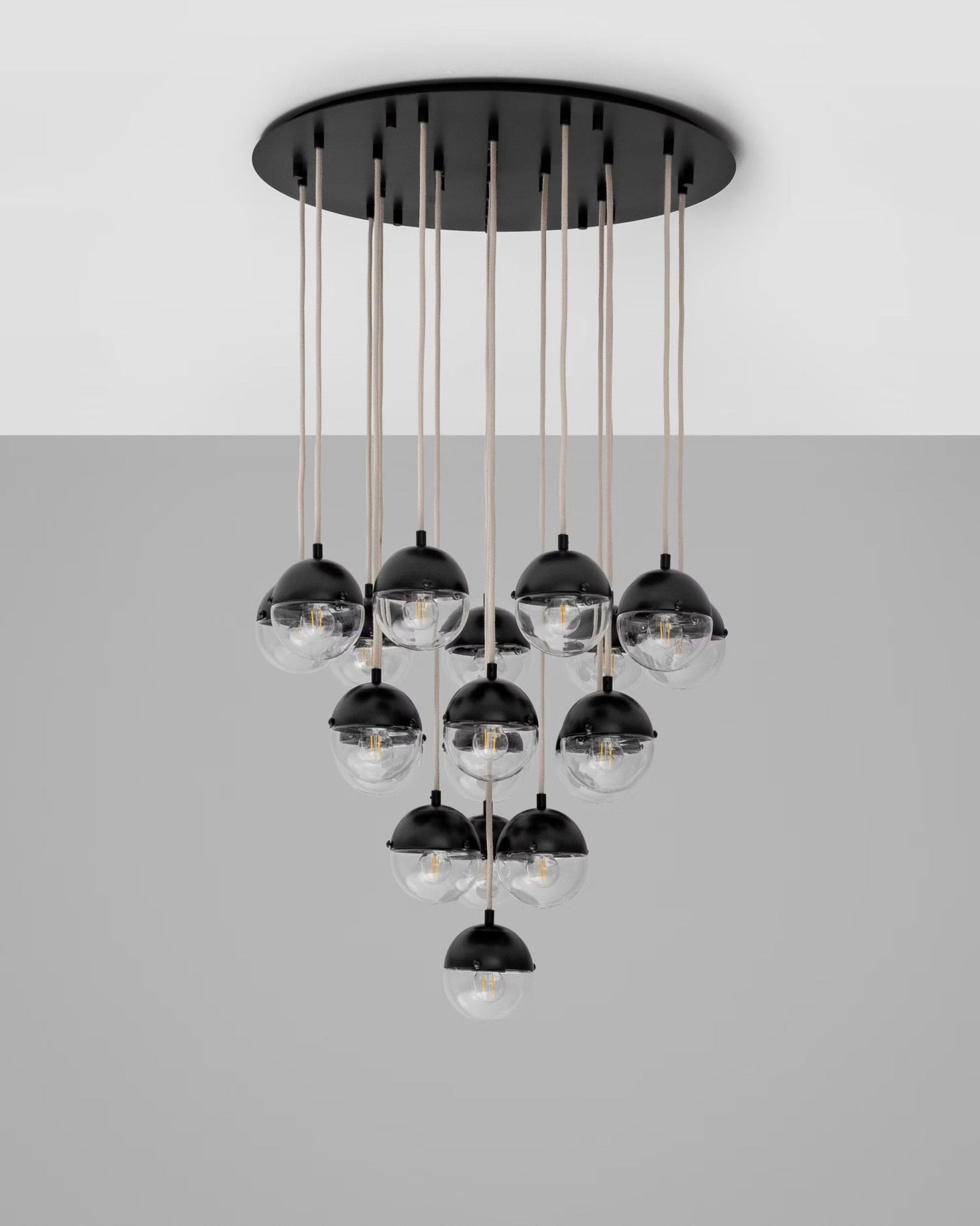 SCHWUNG Molecule Cluster 19 Chandelier - Echo Dining