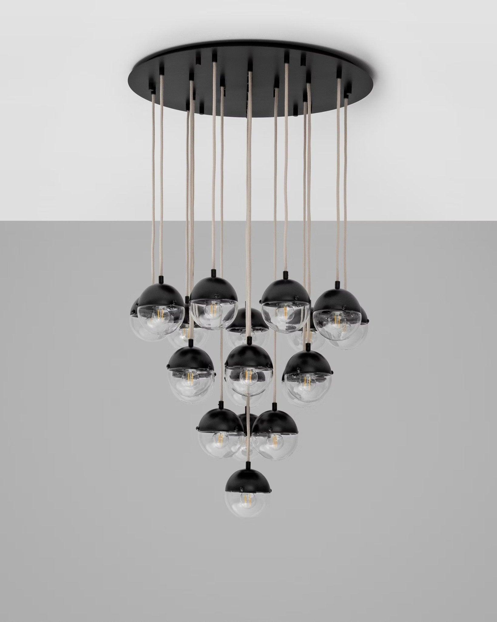 SCHWUNG Molecule Cluster 19 Chandelier - Echo Dining