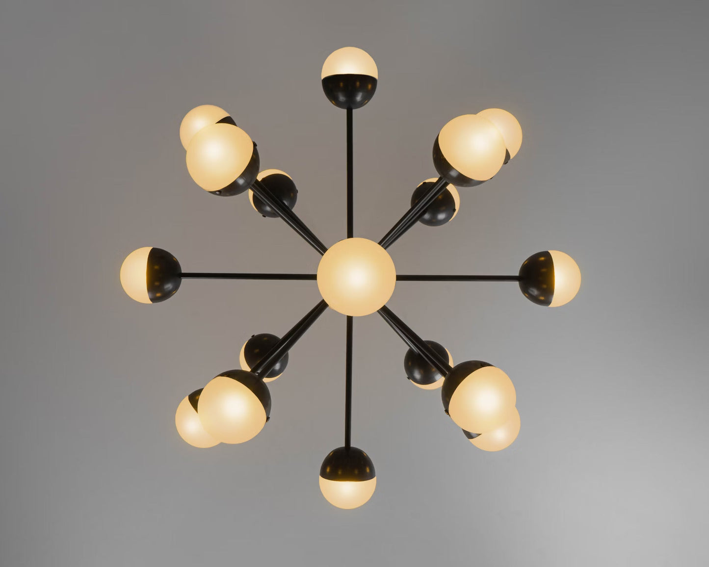 SCHWUNG Molecule Spark Round 17 Chandelier - Echo Dining