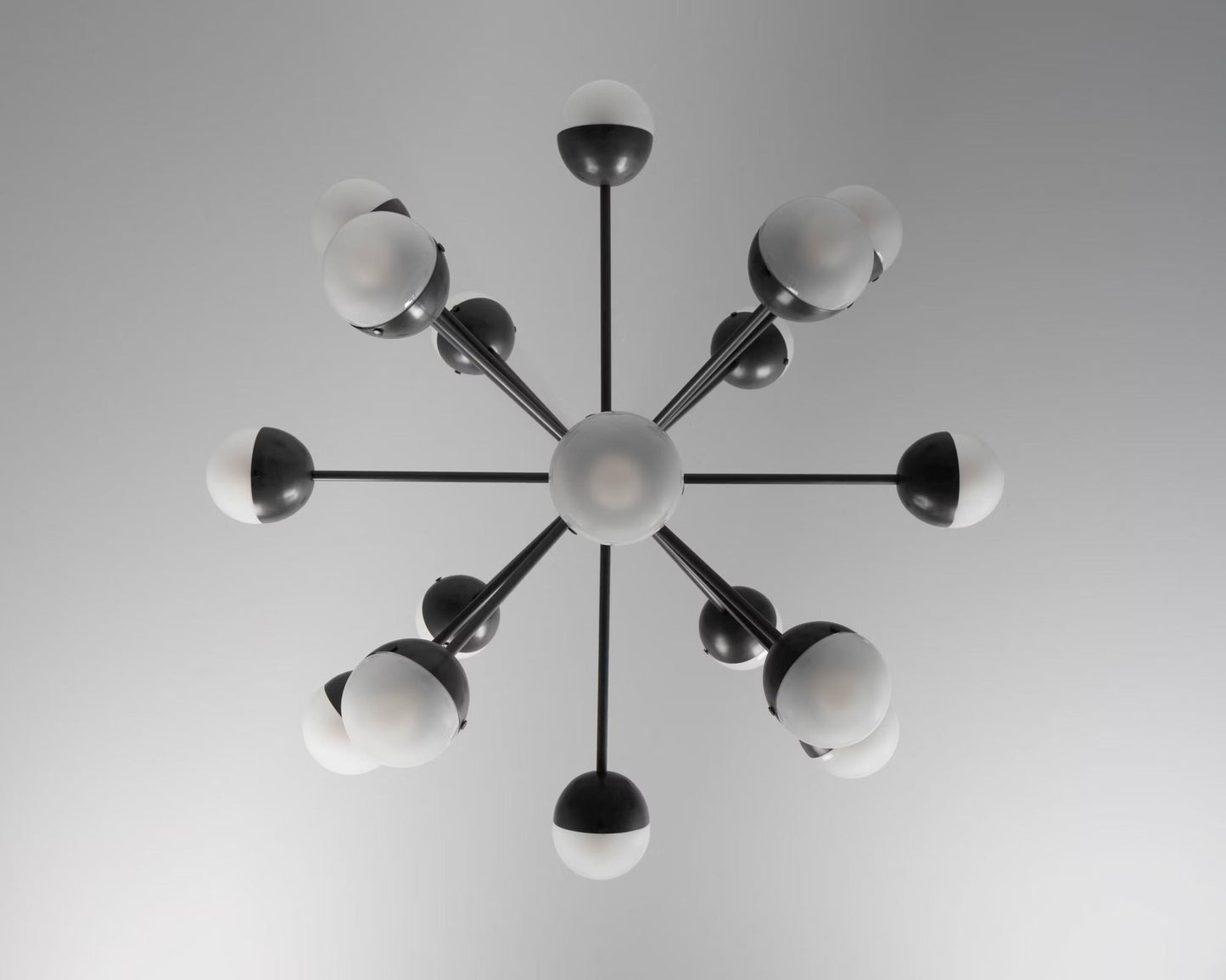 SCHWUNG Molecule Spark Round 17 Chandelier - Echo Dining