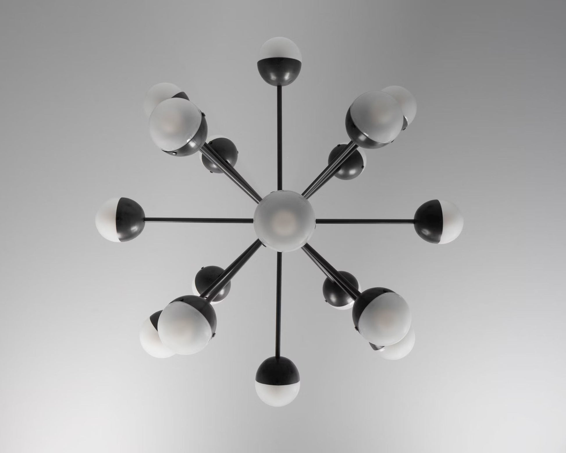 SCHWUNG Molecule Spark Round 17 Chandelier - Echo Dining