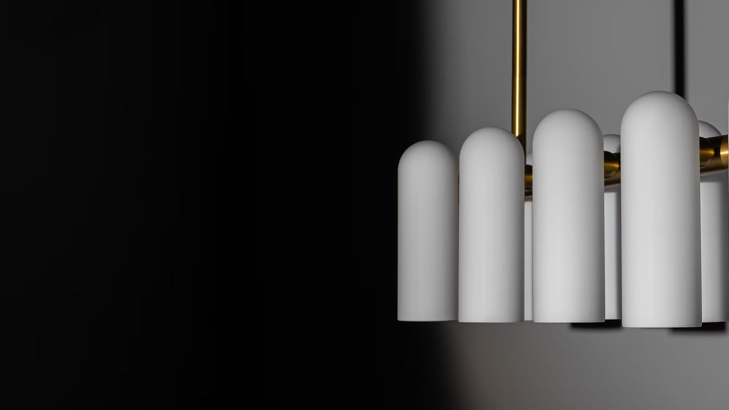 SCHWUNG Odyssey Linear Chandelier - Echo Dining