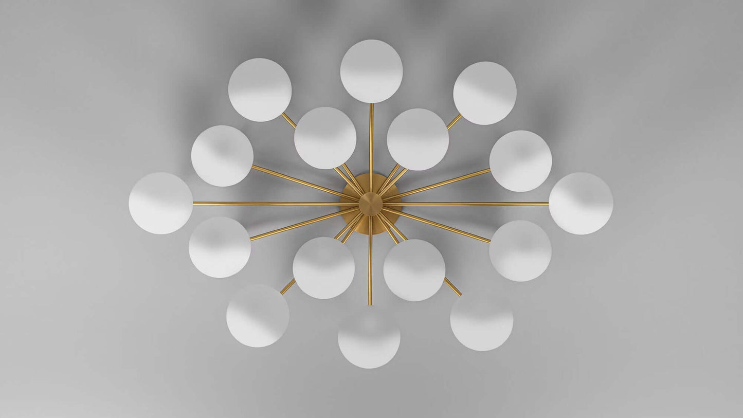 SCHWUNG Orion Oval Chandelier - Echo Dining