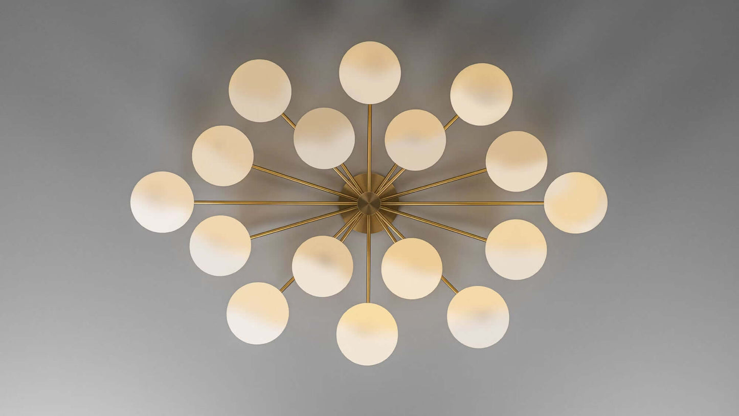 SCHWUNG Orion Oval Chandelier - Echo Dining