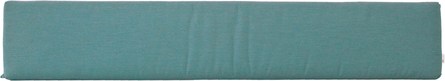 72" Cafe Bench Cushion in Cast Breeze - Light Blue and Grey Stripes, Refreshing and Cool for Relaxing Outdoors