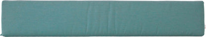 72" Cafe Bench Cushion in Cast Breeze - Light Blue and Grey Stripes, Refreshing and Cool for Relaxing Outdoors