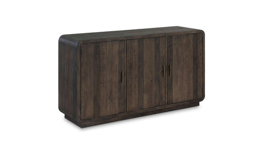 Monterey Sideboard Light Grey by Moe's Home Collection, showcasing rustic design with ample storage space.