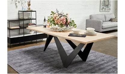 Bird Dining Table in a modern dining area with decor.