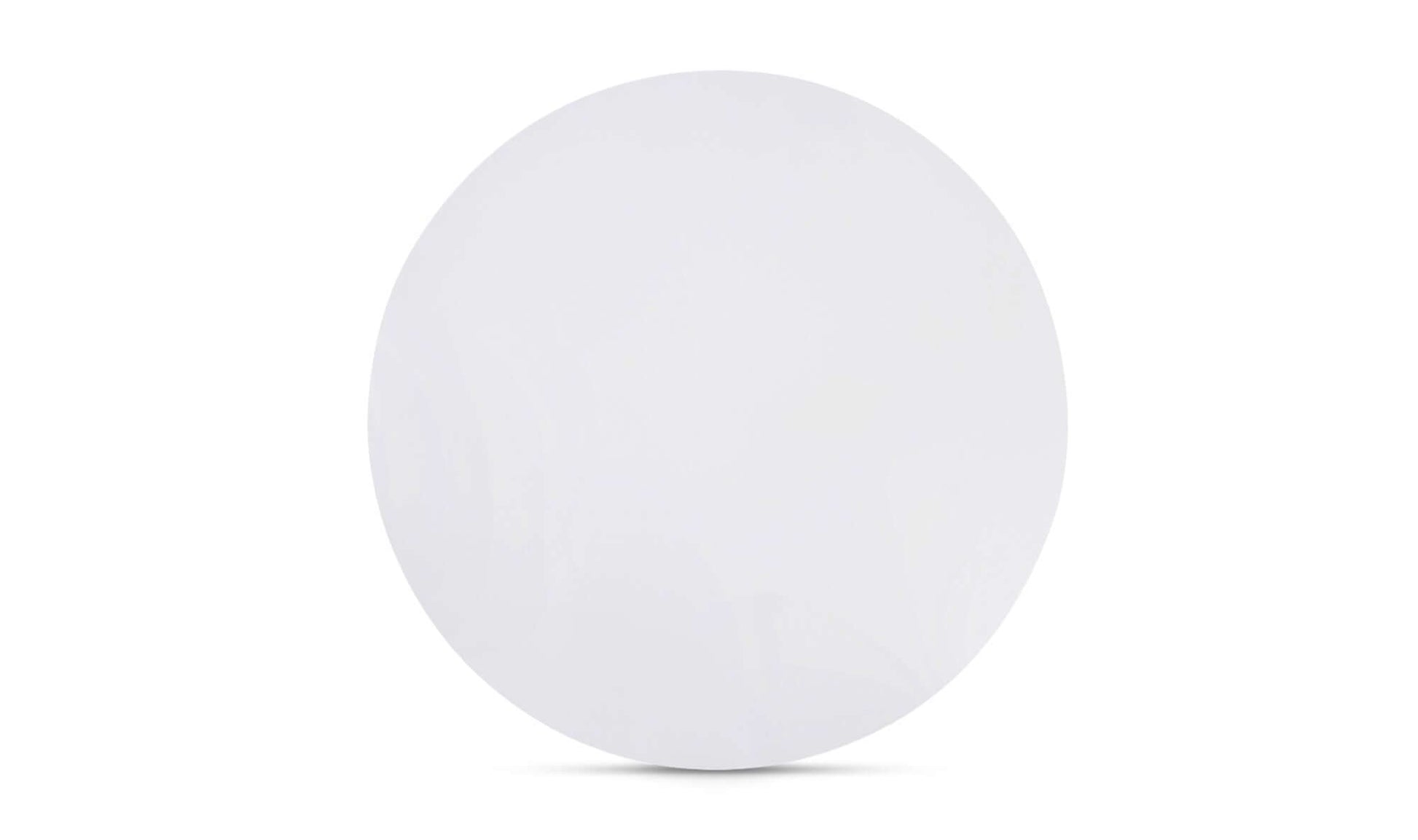 Top view of the Otago 54” White Round Dining Table by Moe's Home Collection.