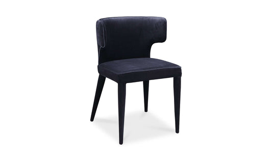 Jennaya Black Dining Chair by Moe's Home Collection with an elegant, modern design.