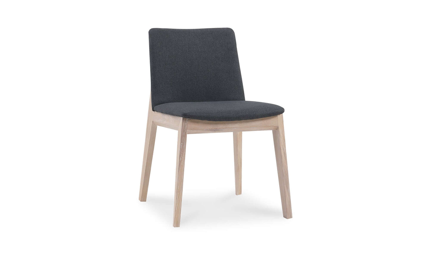 MOE'S Deco Dark Grey Dining Chair 2 Piece