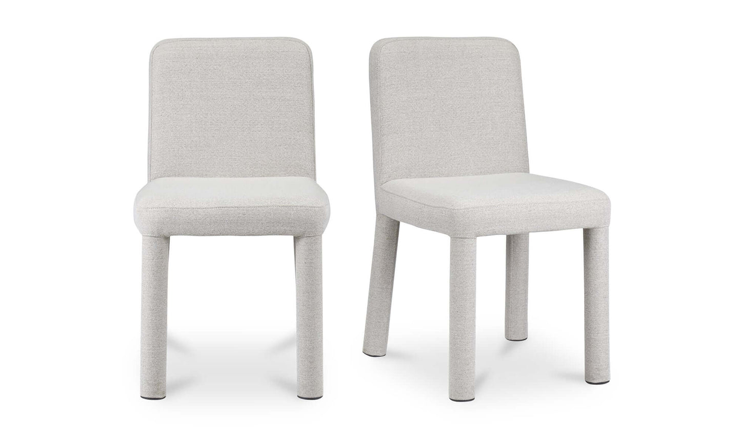 Place Light Grey Dining Chairs displayed from different angles for detail.