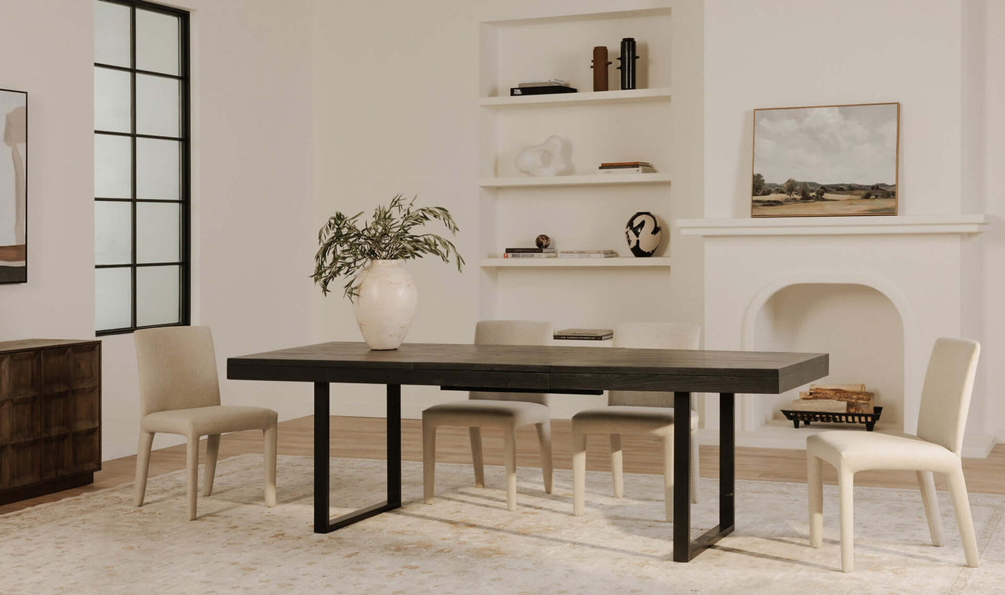 MOE’S Ben Extension Dining Table Black