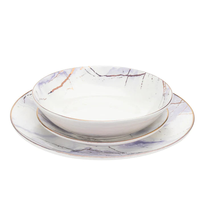 Semi-handmade dinnerware collection