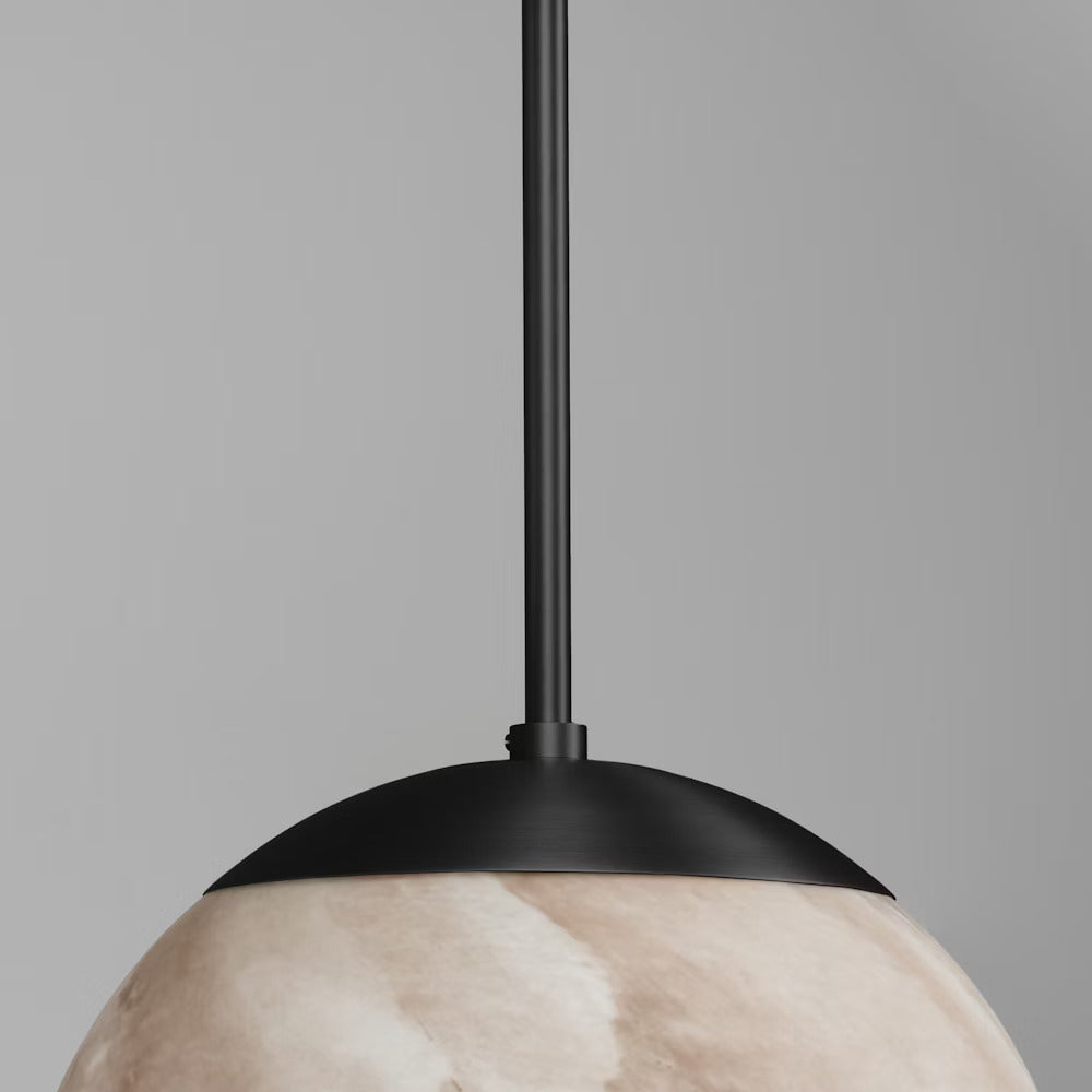 SCHWUNG Globe Marble Single Pendant Light