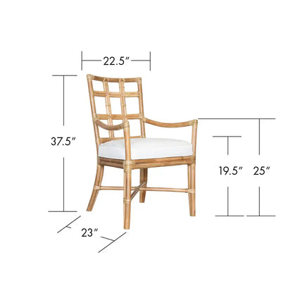 DAVID FRANCIS Seville Dining Armchair 2 Piece