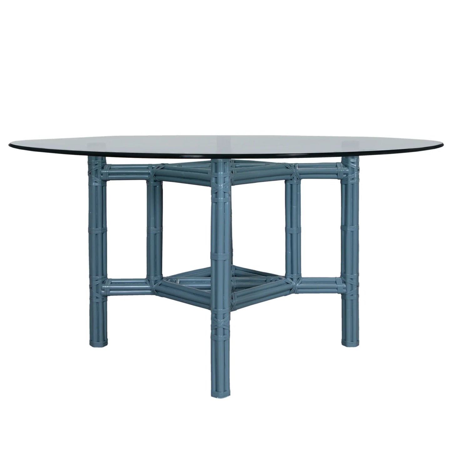 DAVID FRANCIS Square Rattan Dining Table Base