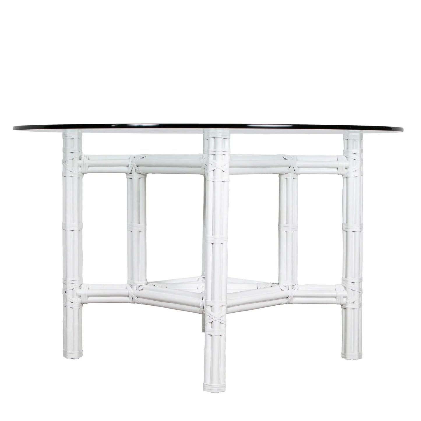 DAVID FRANCIS Square Rattan Dining Table Base